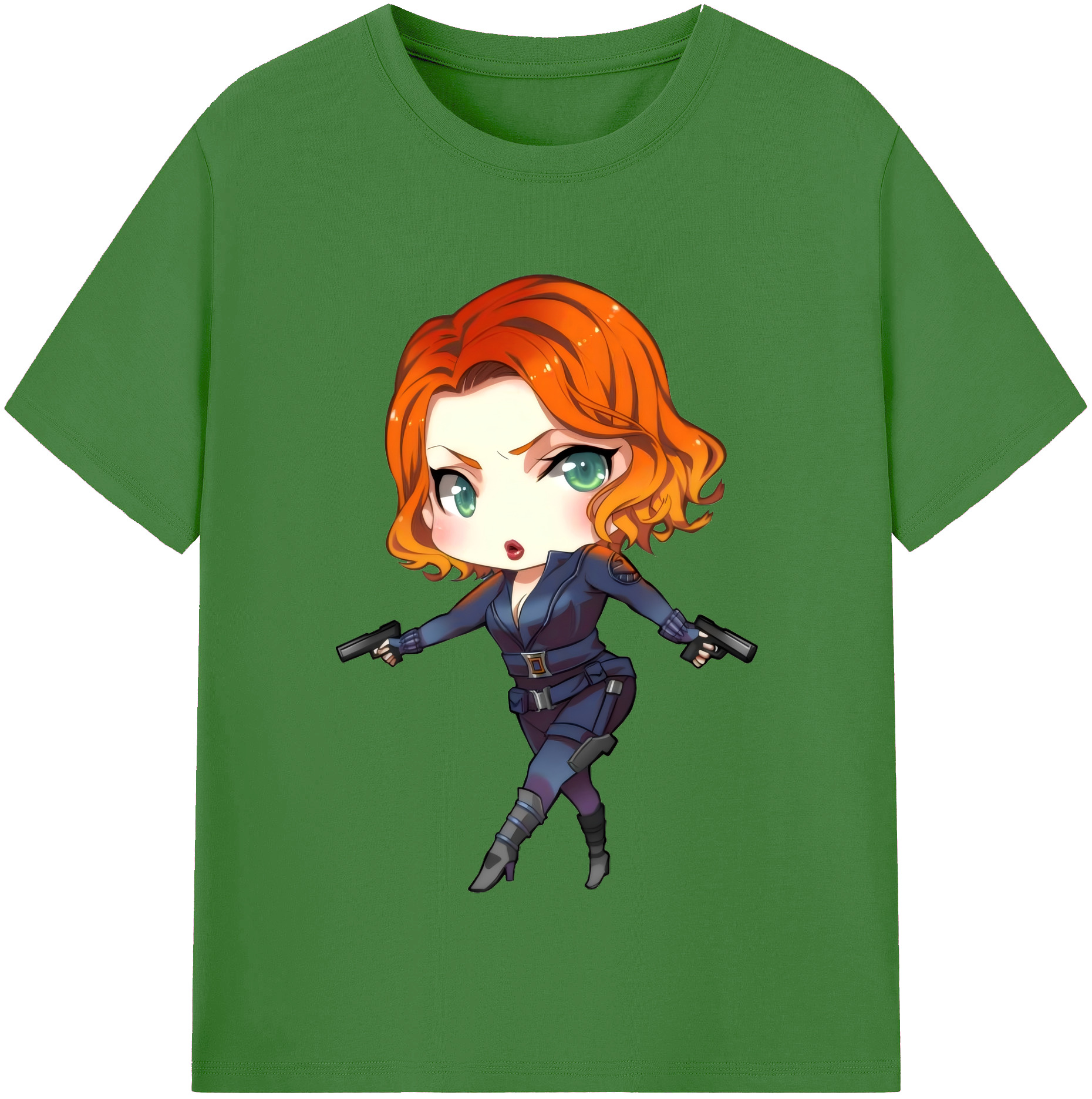 （画像用） アベンジャーズ The Avengers レディースカジュアルプリントTシャツ（綿100％）